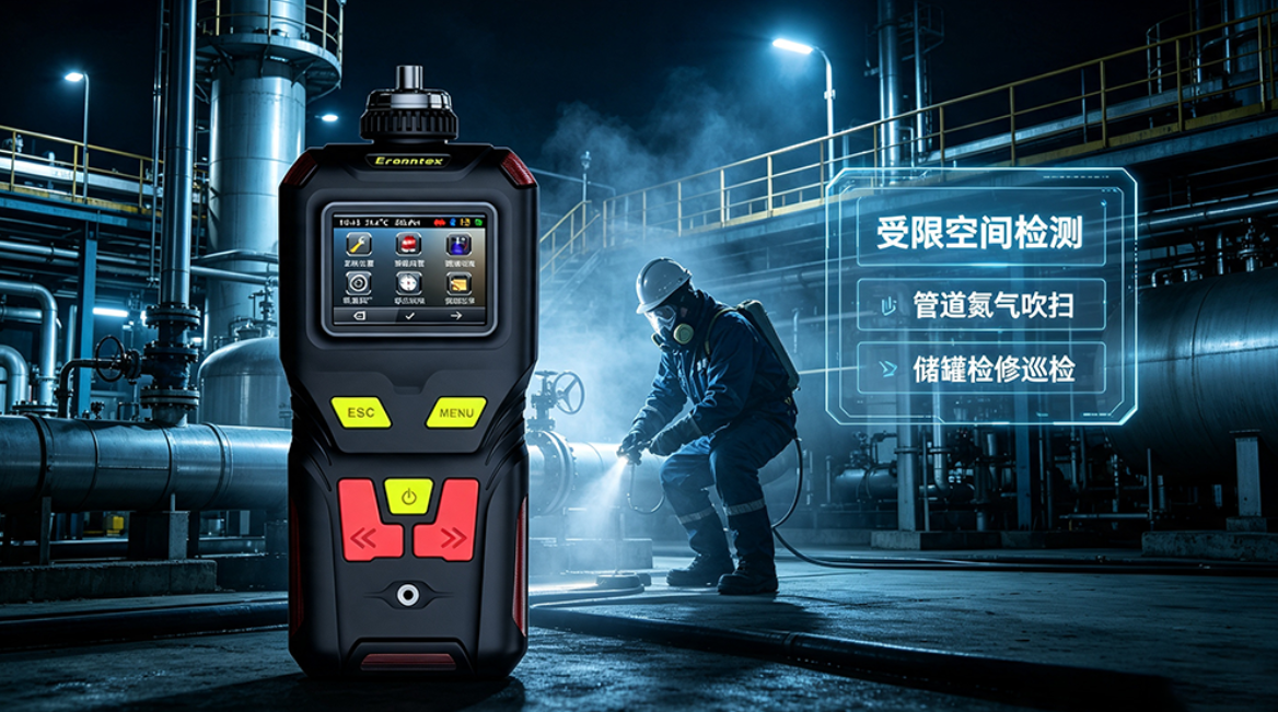 便攜式氮?dú)鈾z測報(bào)警儀MS400-N2：逸云天打造復(fù)雜工況下氮?dú)獍踩O(jiān)測利器