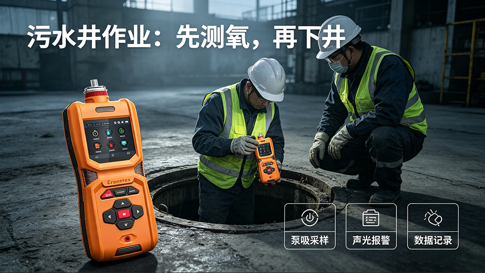 千萬別大意！污水井、儲罐檢修，先開逸云天氧氣檢測儀再進(jìn)入