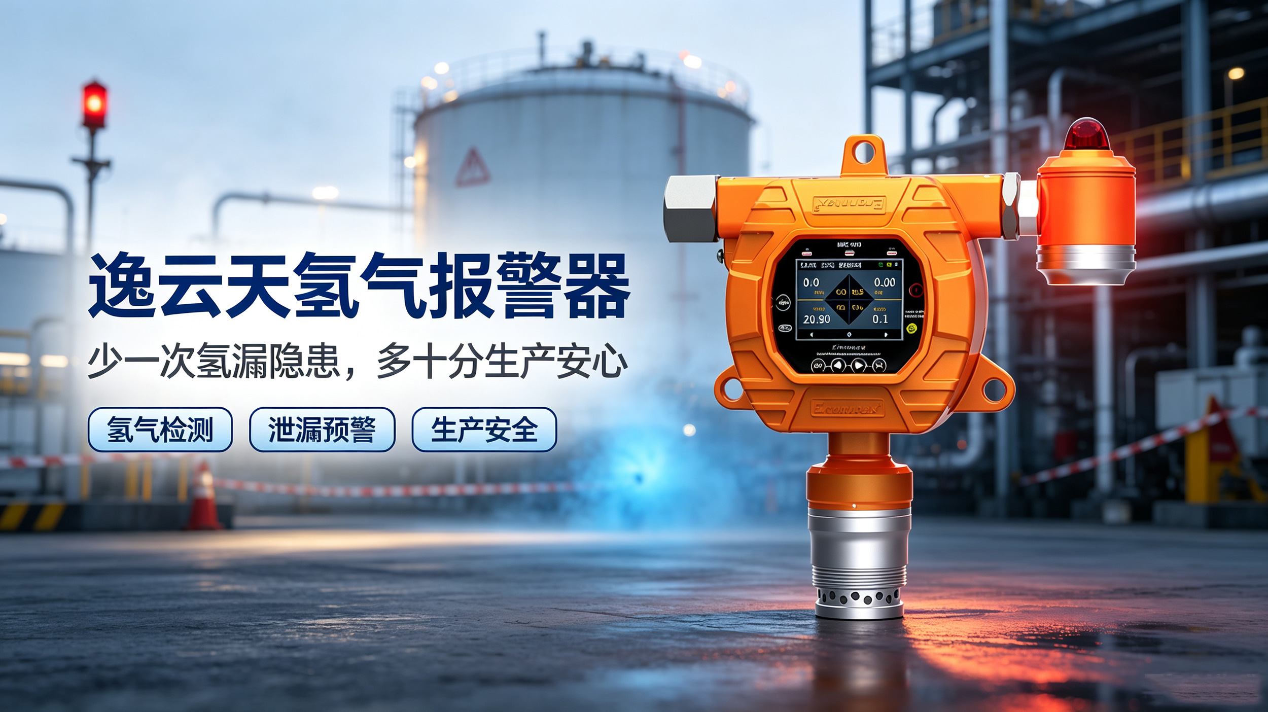 少一次氫漏隱患，多十分生產(chǎn)安心，這份氫氣報警器推薦清單值得收藏